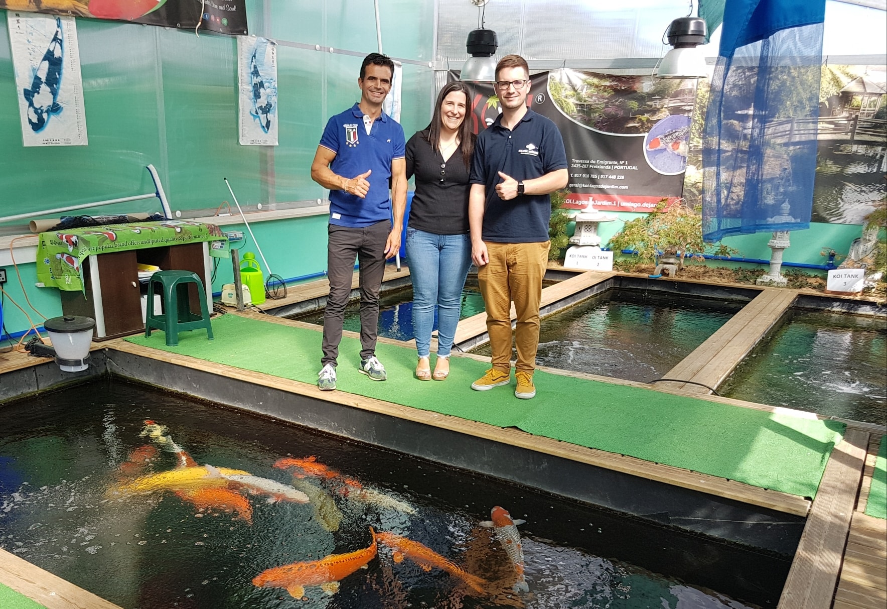 Visita da Aquatic Science à KOI